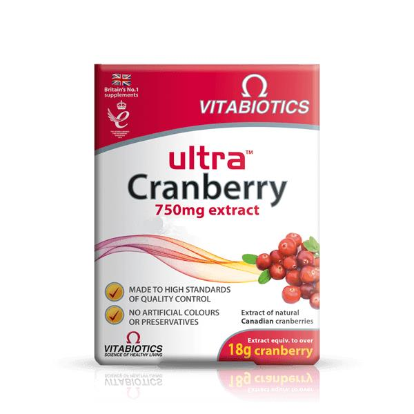 Vitabiotics Cranberry Ultra 750 Mg Extract
