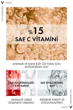 Vichy Liftactiv Supreme %15 Saf C Vitamini Içeren Aydınlatıcı Serum 20ml