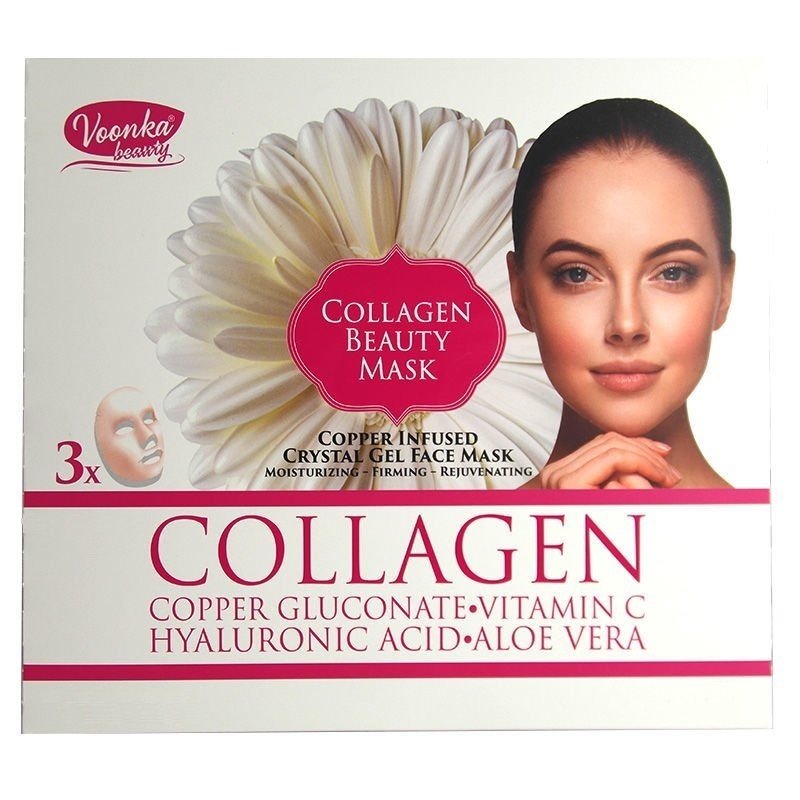 Voonka Collagen Beauty Mask Kollajen Maske 3 Adet