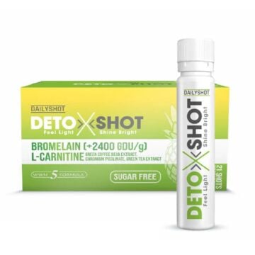Detoxshot Kilo Kontrol Desteği, Bromelain, L-Carnitine, Krom, Detox Shot, Likit Detoks Kompleks