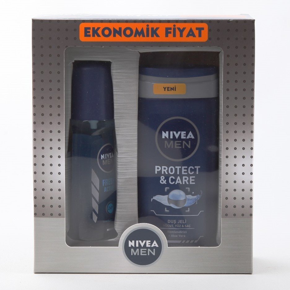 Nivea Men Pump Sprey + Duş Jeli Ekonomik Fiyat