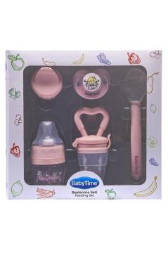 BabyTime Beslenme Seti-PEMBE