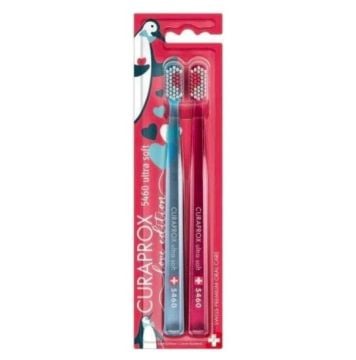 Curaprox 5460 Ultra Soft Diş Fırçası Love Edition 2li Set