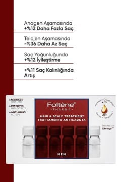 Foltene Pharma Saç Dökülmesine Karşı Erkekler İçin 24 Adet Flakon