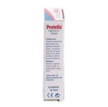 Protefix Alt Çene Yapıştırıcı Yastık 30 Adet