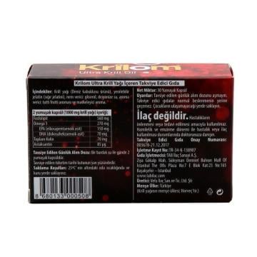 Krilom Ultra Krill Oil 30 Yumuşak Kapsül