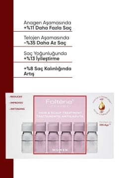 Foltene Pharma Saç Dökülmesine Karşı Kadınlar İçin 24 Adet Flakon