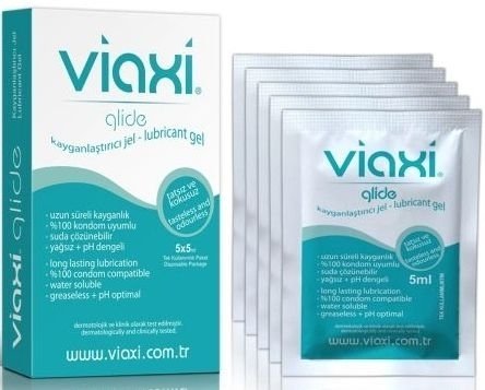 Viaxi_Glide Kayganlaştırıcı Jel Sade 5x5 ml