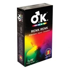 Okey Renk Renk Prezervatif 12'li
