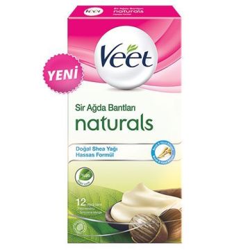 Veet Naturals 12li Sir Ağda Bantları