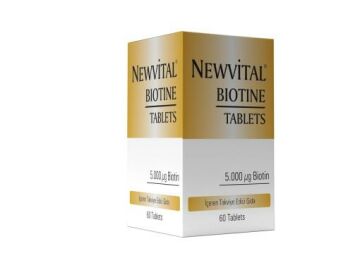 Newvital Biotin Takviye Edici Gıda 60 Tablet