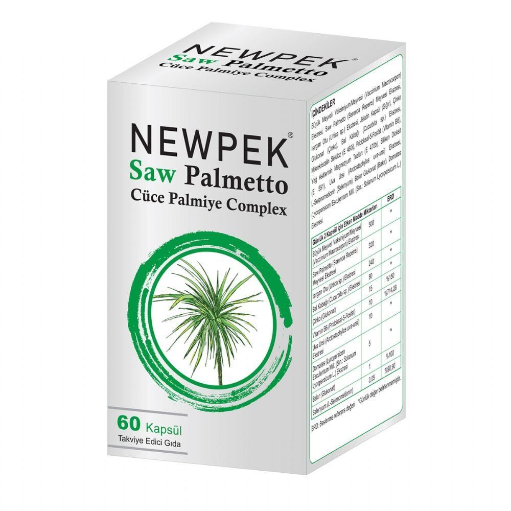 Newpek Saw Palmetto Complex Takviye Edici Gıda 60 Kapsül