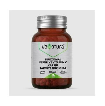 VeNatura Lipozomal Demir ve Vitamin C 60 Kapsül