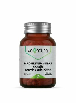 Venatura Magnezyum Sitrat 60 Kapsül
