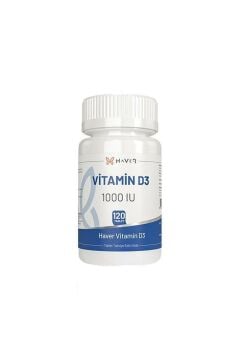 Haver Vitamin D3 1000 IU Takviye Edici Gıda 120 Tablet