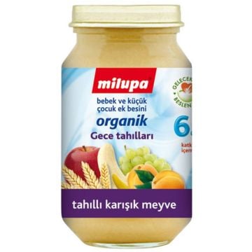 Milupa Organik Kavanoz Maması Tahıllı Karışık Meyva 200 g