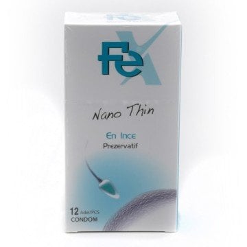 Fe Nano Thin En İnce Prezervatif 12'li