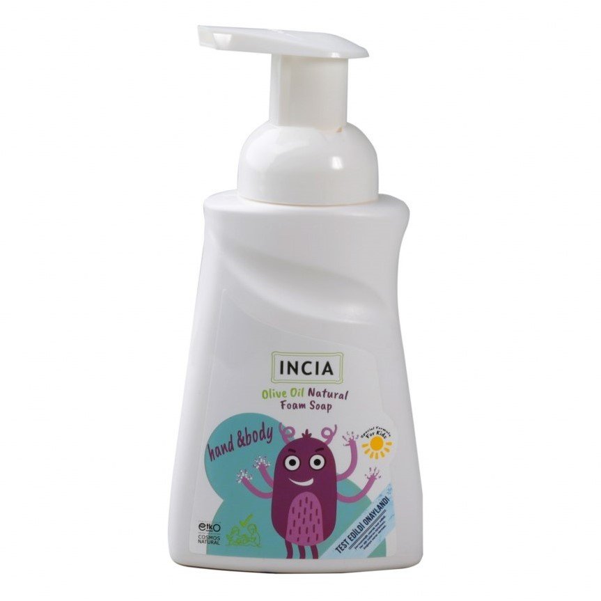 Incia Çocuklar İçin Zeytinyağlı Köpük Sabun 200 ml