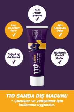 TTO Samba Diş Macunu 75 gr