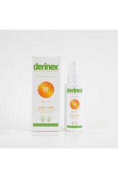 Derinex Güneş Koruyucu Yüz Kremi Spf 50+ Yağlı ve Akneli Ciltler 50ml