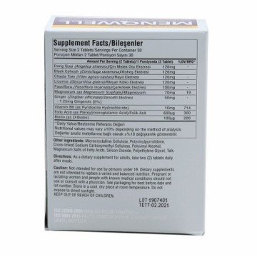 Suda Vitamin Women's Formula Menowell 60 Tablet