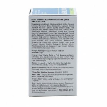 Suda Vitamin Multimen Mulltivitamin 30 Kapsül