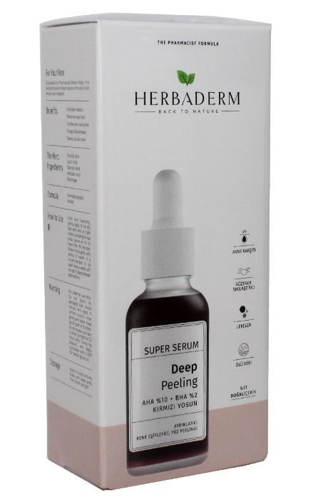 Herbaderm Super Serum Deep Peeling Kırmızı Yosun 30 ml