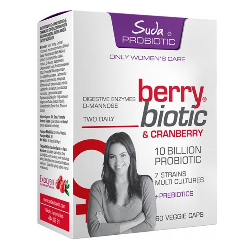 Suda Probiotic Berry Biotic 60 Kapsül