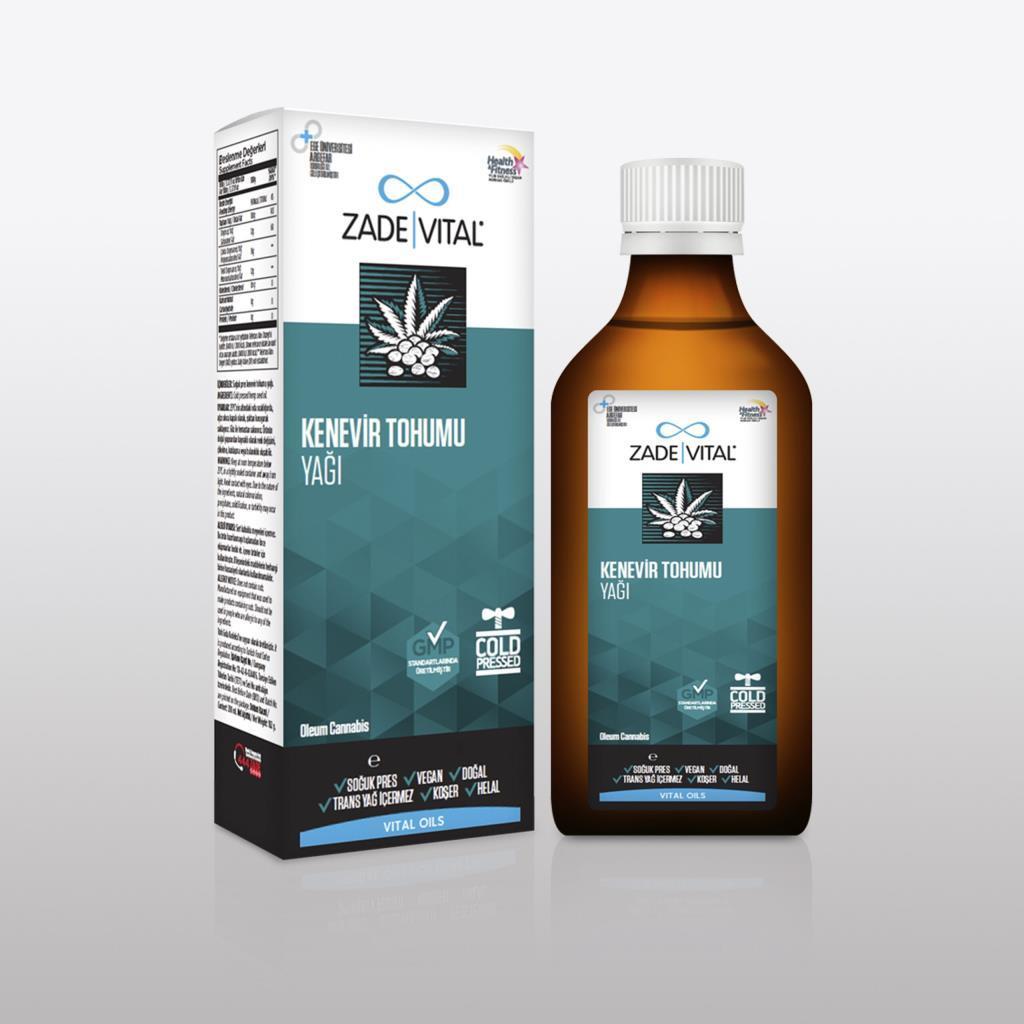 Zade Vital Kenevir Tohumu Yağı 150 ml