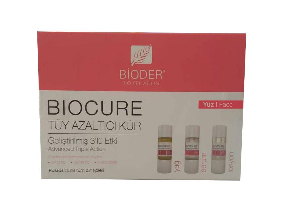 Bioder Biocure Tüy Azaltıcı Yüz Kürü 3x5 ml