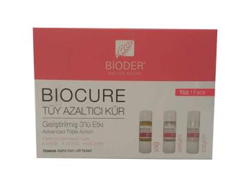 Bioder Biocure Tüy Azaltıcı Yüz Kürü 3x5 ml