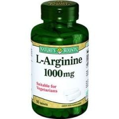 Nature's Bounty L-Arginine 1000mg 50 Tablet