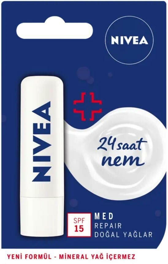 Nivea Med Repair Dudak Bakım Kremi 4.8 gr