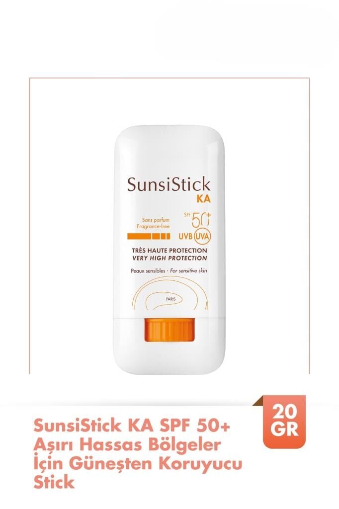 Avene SunsiStick KA SPF 50+ Aşırı Hassas Bölgeler İçin Güneşten Koruyucu Stick 20 gr