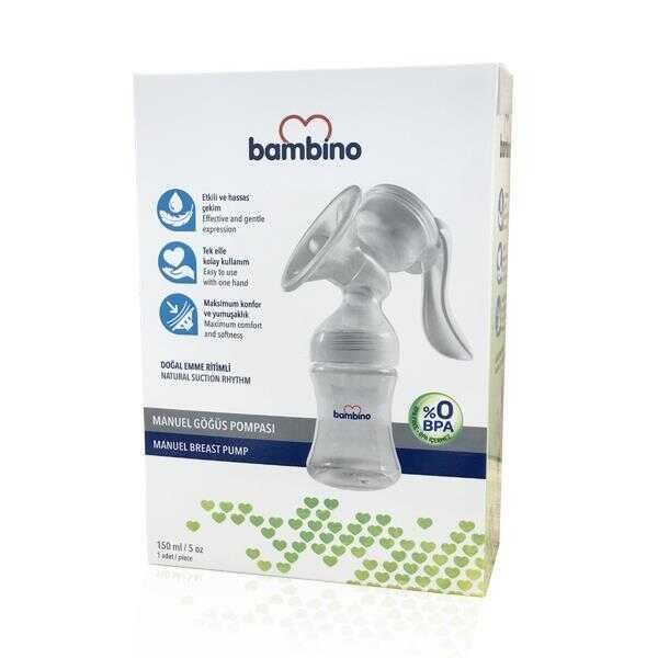 Bambino T70 150 ml Manuel Göğüs Pompası