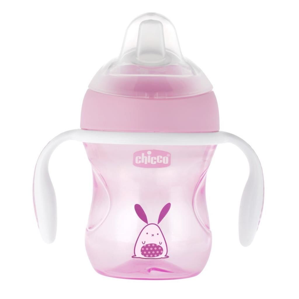 Chicco Yumuşak Uçlu Geçiş Bardağı 4 Ay+ Kız