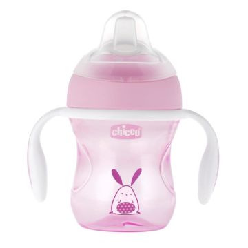 Chicco Yumuşak Uçlu Geçiş Bardağı 4 Ay+ Kız
