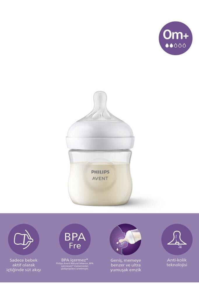 Philips Avent Scy900/01 Natural Response Doğal Tepkili Pp Biberon, 125ml