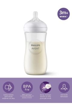 Philips Avent Scy906/01 Natural Response Doğal Tepkili Pp Biberon, 330ml