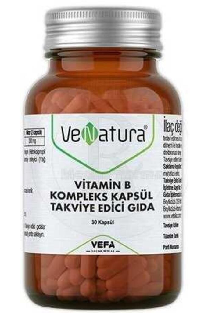 Venatura Vitamin B Kompleks Kapsül Takviye Edici Gıda 30 Kapsül