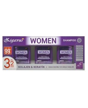 Zigavus 3 Al 2 Öde Women Kolajen + Keratin Şampuanı