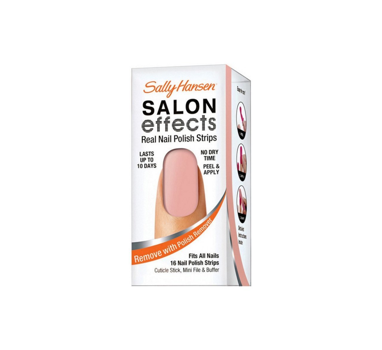 Sally Hansen Salon Effects Real Nail Polish Tu Tu Much
