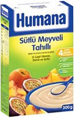 Humana Sütlü Meyveli Tahıllı 300 g Bebek Maması