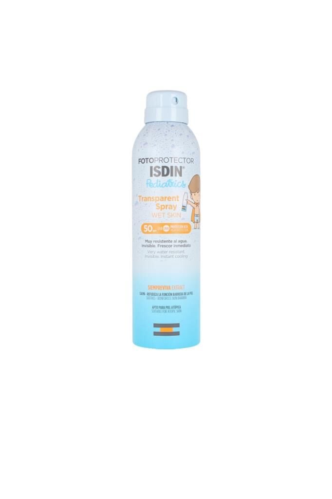 ISDIN Fotoprotector Pediatrics Transparent Spray Wet Skin Spf 50 250 ml