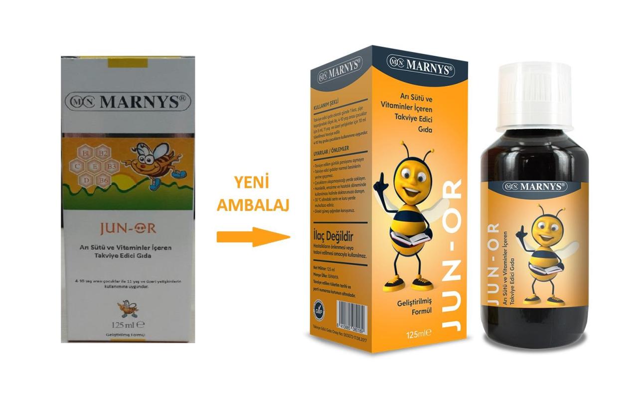 Marnys Jun-Or Multivitamin 125 ml Şurup