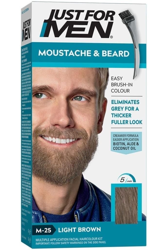 Just For Men Sakal ve Bıyık Boyası Açık Kahve