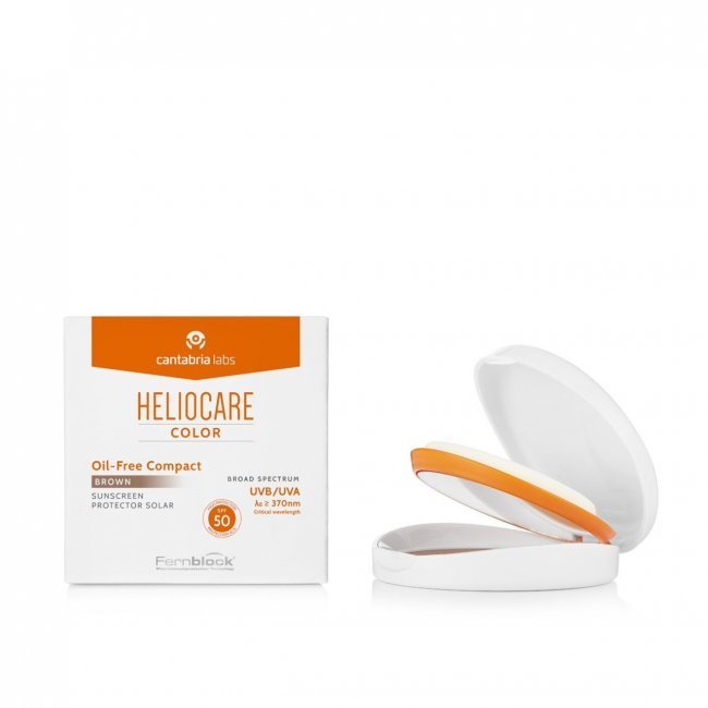 Heliocare Compact Oil Free Brown SPF50 Yağsız Kompakt Esmer Ten 10gr