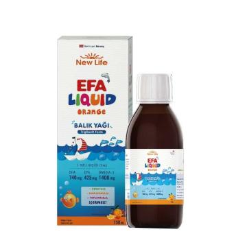 New_Life Efa Liquid Potakal Aromalı Sıvı Balık Yağı 150 ml