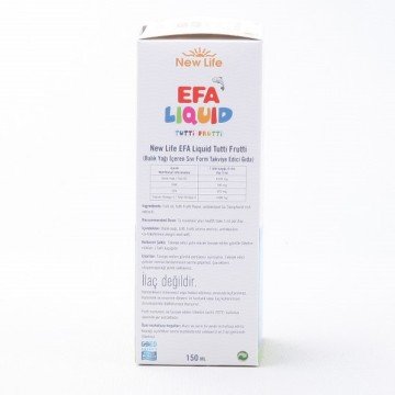 New_Life Efa Liquid Balık Yağı Sıvı 150 ml Tutti Frutti