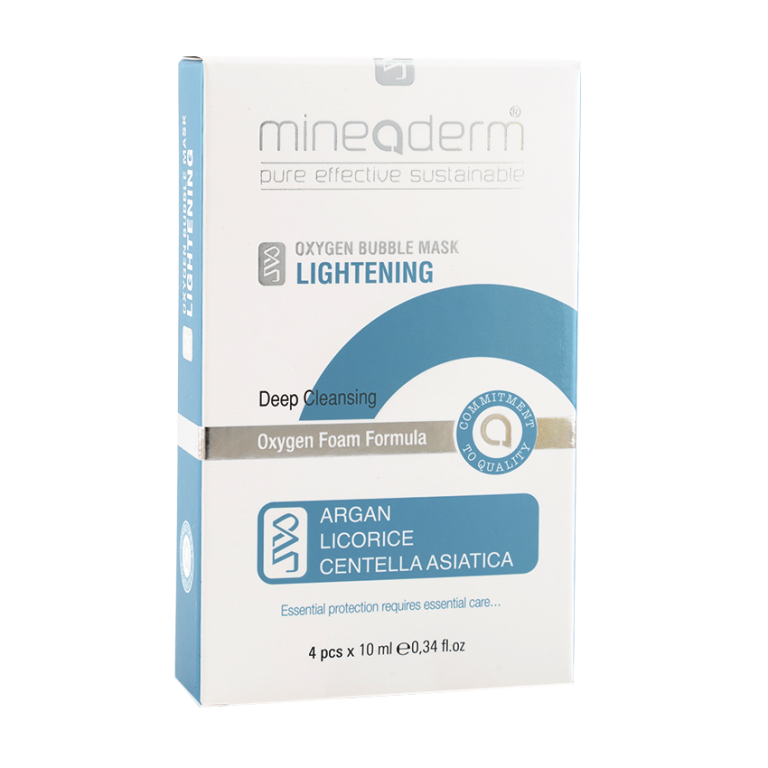 Mineaderm Oxygen Bubble Mask Lightening 4x10 ml